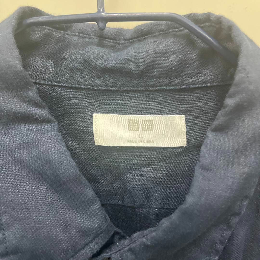 UNIQLO(ユニクロ)のプレミアムリネンシャツ（長袖）XL メンズのトップス(シャツ)の商品写真