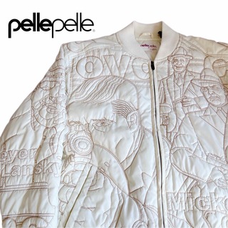 Pelle Pelle ペレペレ ブルゾン ヴィンテージ レザージャケット サイズ46 ブラック メンズウェア  50138
