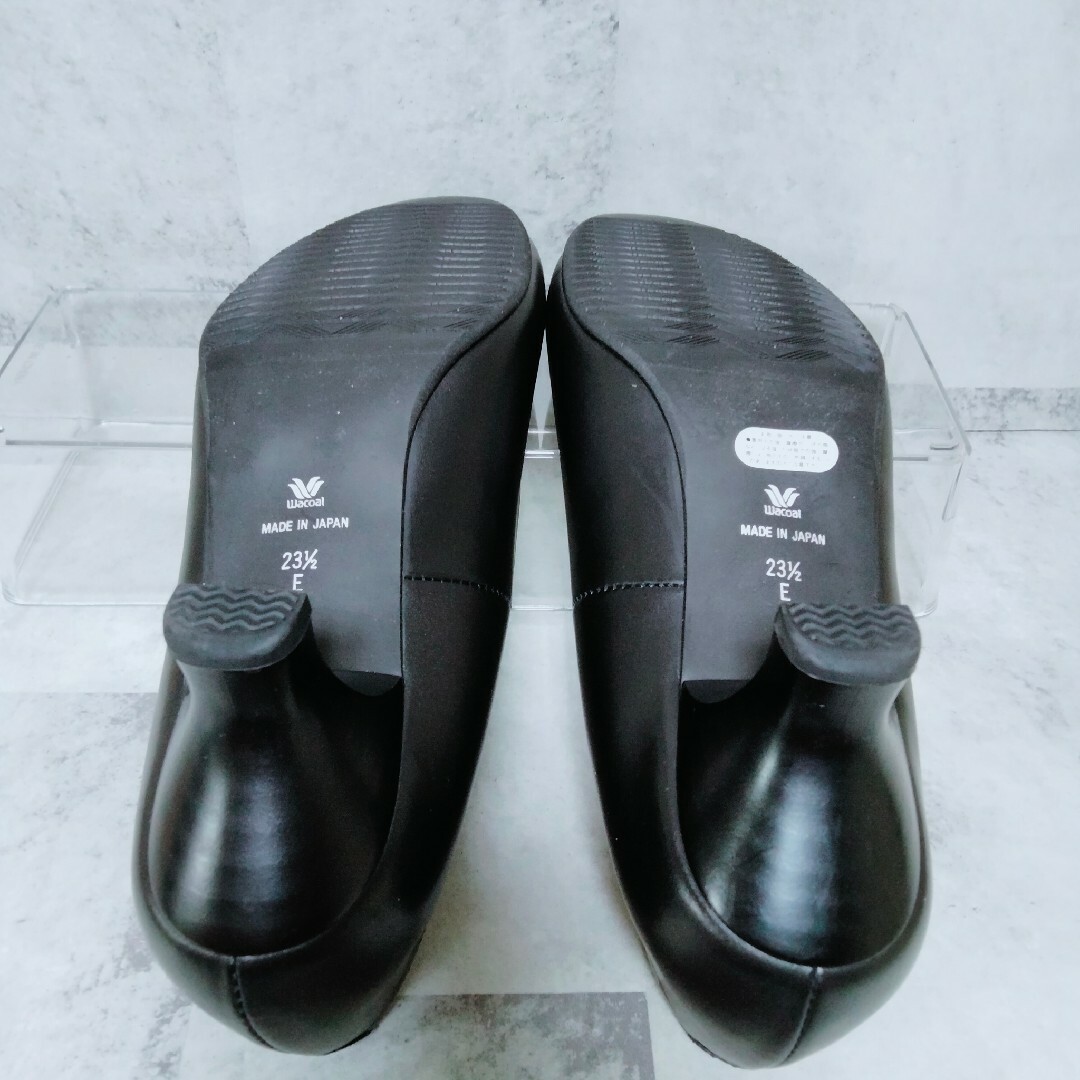 Wacoal(ワコール)の【みぃこ様専用】美品 Wacoal サクセスウォーク 23.5cm E ブラック レディースの靴/シューズ(ハイヒール/パンプス)の商品写真