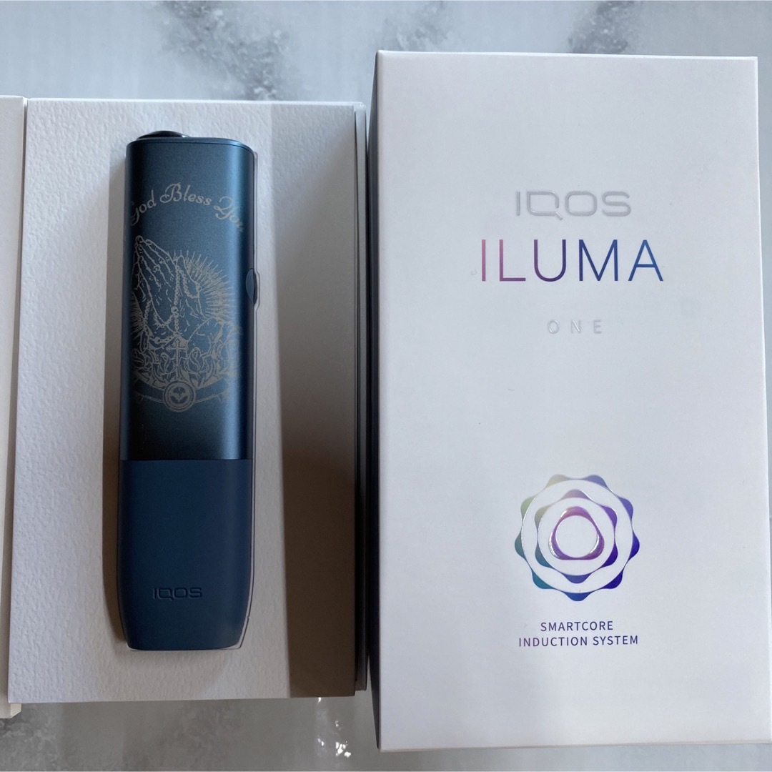 ７アイコスイルマ ワン レーザー加工 祈り手聖書 iqos  iluma one