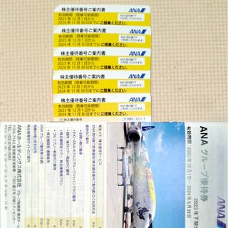 エーエヌエー(ゼンニッポンクウユ)(ANA(全日本空輸))のANA株主優待券5枚と優待券冊子1冊(その他)