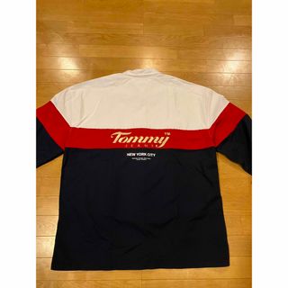 トミージーンズ(TOMMY JEANS)のTOMMYJEANS トリコロール 長袖厚手シャツ 大きいsizeXXL→XL(シャツ)