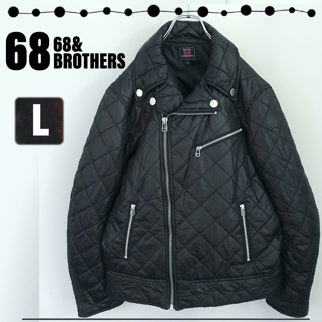 68&brothers - 68&BROTHERS☆ダブルライダースジャケット☆中綿 68&brothers - 68&BROTHERS☆ダブルライダースジャケット☆中綿
