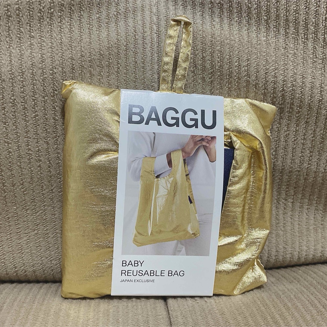 BAGGU(バグゥ)のBAGGU メタリックゴールド レディースのバッグ(エコバッグ)の商品写真