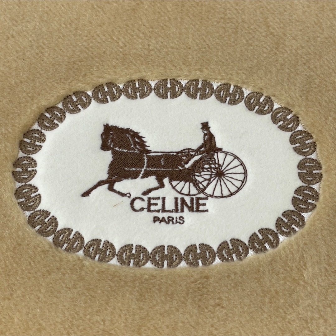 celine - 【新品未使用】セリーヌ アクリル ニューマイヤー毛布 刺繍 ...