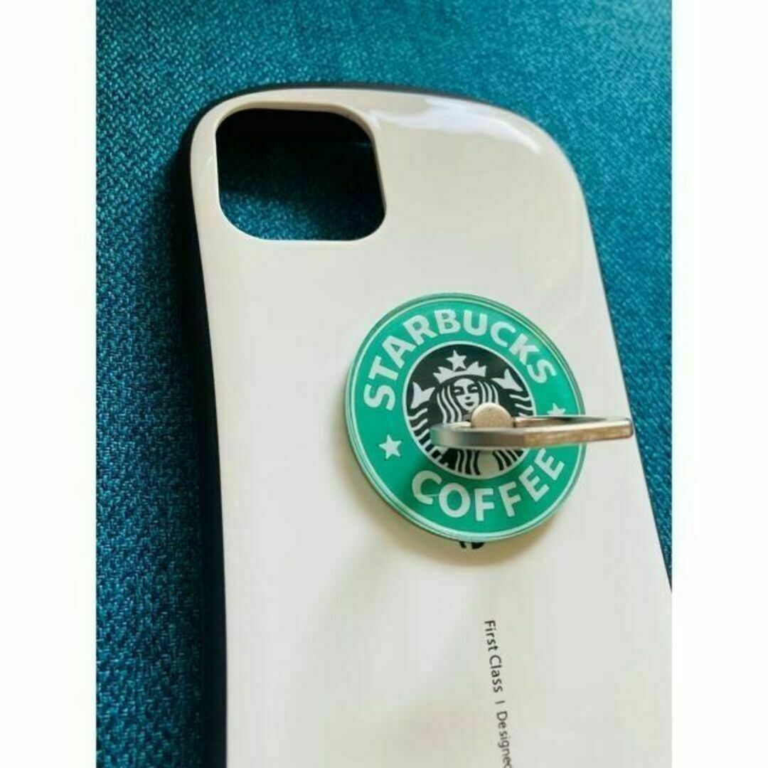 ✨大人気✨スタバ・スマホリング✨グリーン スマホ/家電/カメラのスマホアクセサリー(その他)の商品写真