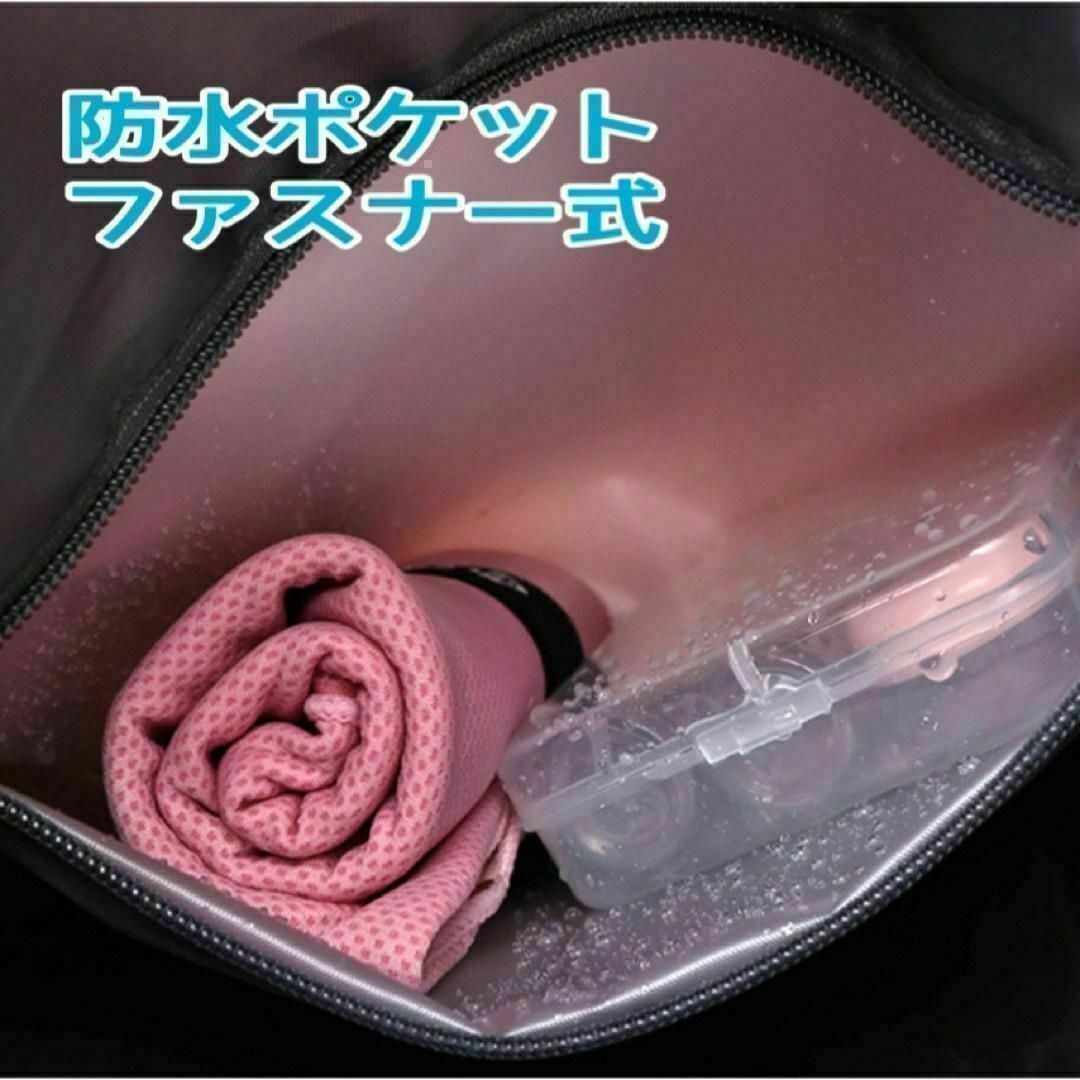 ゴルフ 旅行バッグ 防水ポケット 靴収納♡ビーチ♡赤 レッド スポーツ ジム スポーツ/アウトドアのゴルフ(バッグ)の商品写真