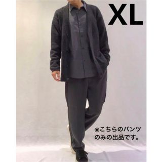 ジーユー(GU)のGU ウォッシャブルコンフォートパンツ ダークグレー XL .(その他)