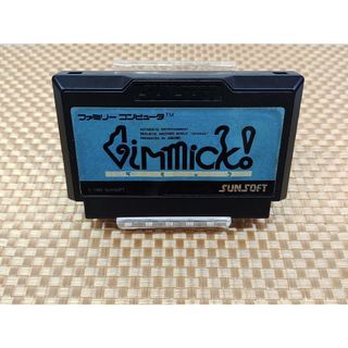 ファミリーコンピュータ(ファミリーコンピュータ)のギミック　gimmick  表面シール浮きあり(家庭用ゲームソフト)