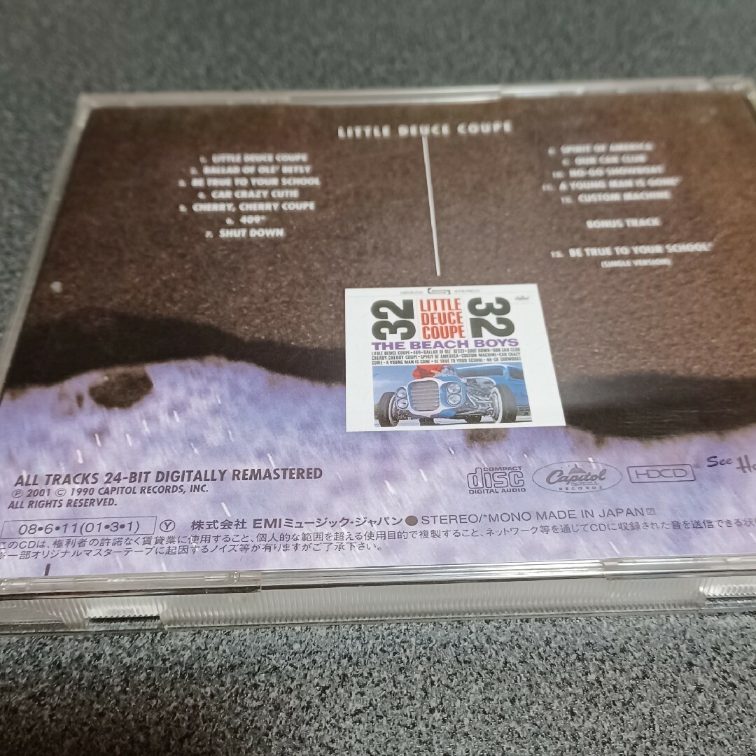 東芝(トウシバ)の国内盤CD　THE BEACH BOYS LITTLE DEUCE COUPE エンタメ/ホビーのCD(ポップス/ロック(洋楽))の商品写真