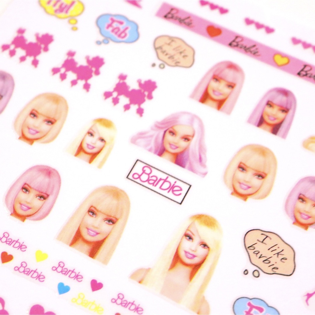 Barbie(バービー)のDolly barbie nail stiker *•. ♥ ❅ コスメ/美容のネイル(ネイル用品)の商品写真