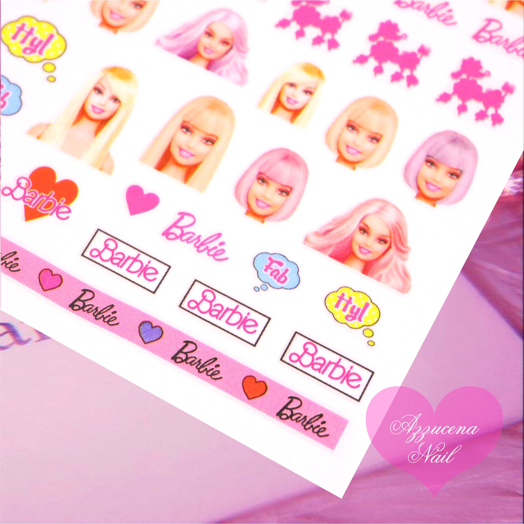 Barbie(バービー)のDolly barbie nail stiker *•. ♥ ❅ コスメ/美容のネイル(ネイル用品)の商品写真