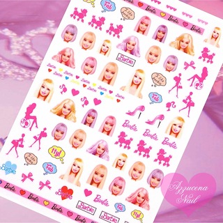 バービー(Barbie)のDolly barbie nail stiker *•. ♥ ❅(ネイル用品)