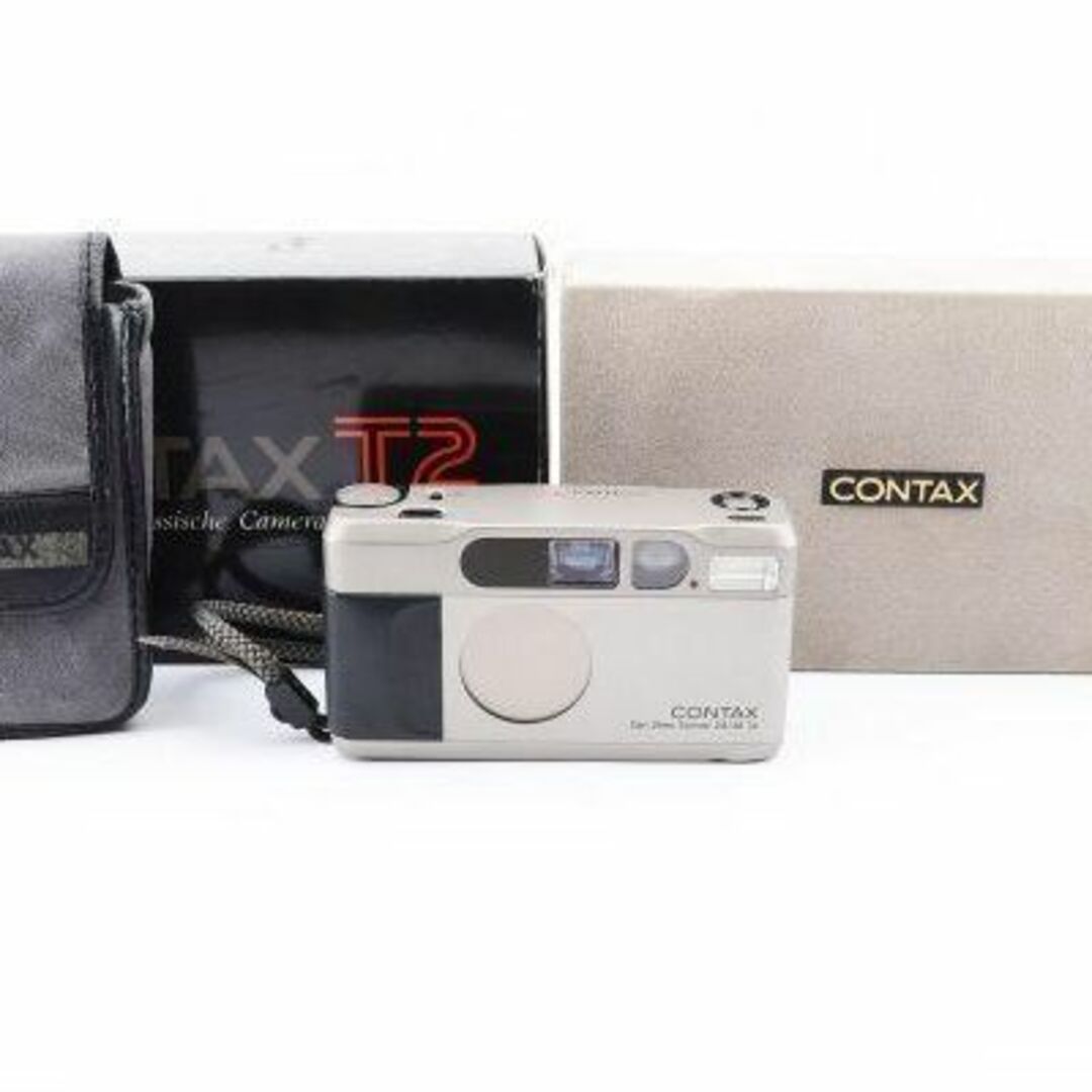 【箱付き】 CONTAX コンタックス T2 コンパクト フィルムカメラ