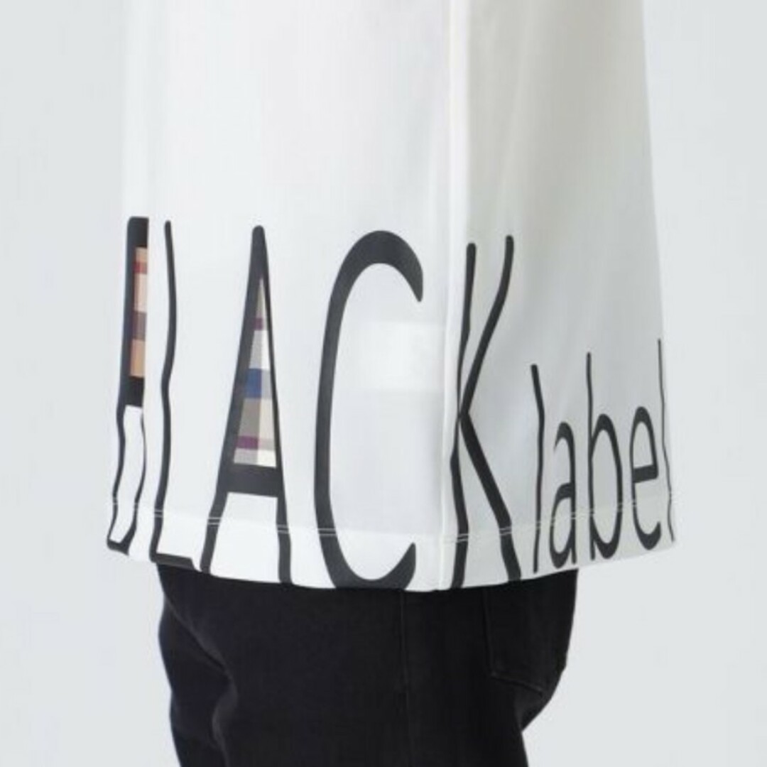 BLACK LABEL CRESTBRIDGE(ブラックレーベルクレストブリッジ)の【新品】ブラックレーベルクレストブリッジ　Tシャツ　白　L　バーバリー　107 メンズのトップス(Tシャツ/カットソー(半袖/袖なし))の商品写真
