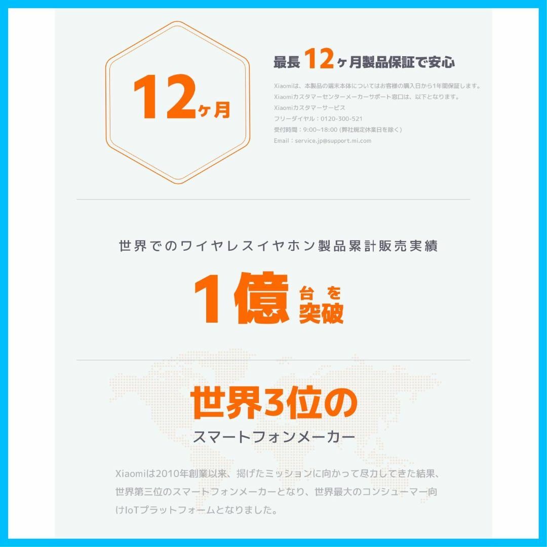 【色:RedmiBuds4Active】 シャオミ(Xiaomi) ワイヤレスイ スマホ/家電/カメラのオーディオ機器(ヘッドフォン/イヤフォン)の商品写真