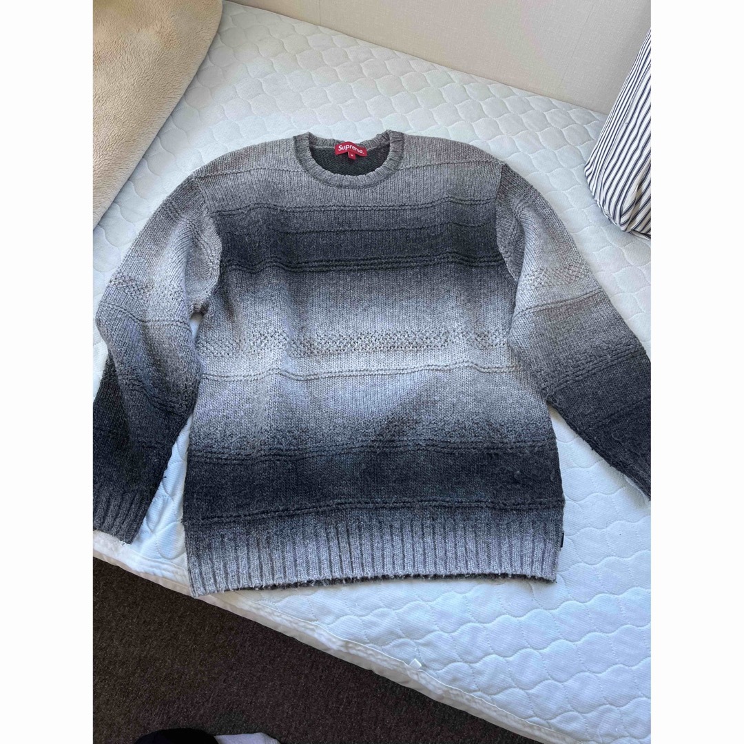 Supreme Gradient Stripe Sweater  Mサイズニット/セーター