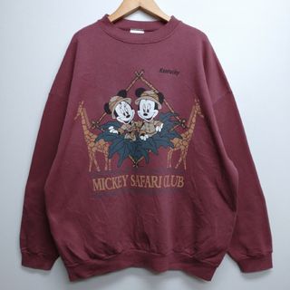 ディズニー(Disney)のMICKEY SAFARI CLUB ディズニー TULTEX スウェット XL(スウェット)