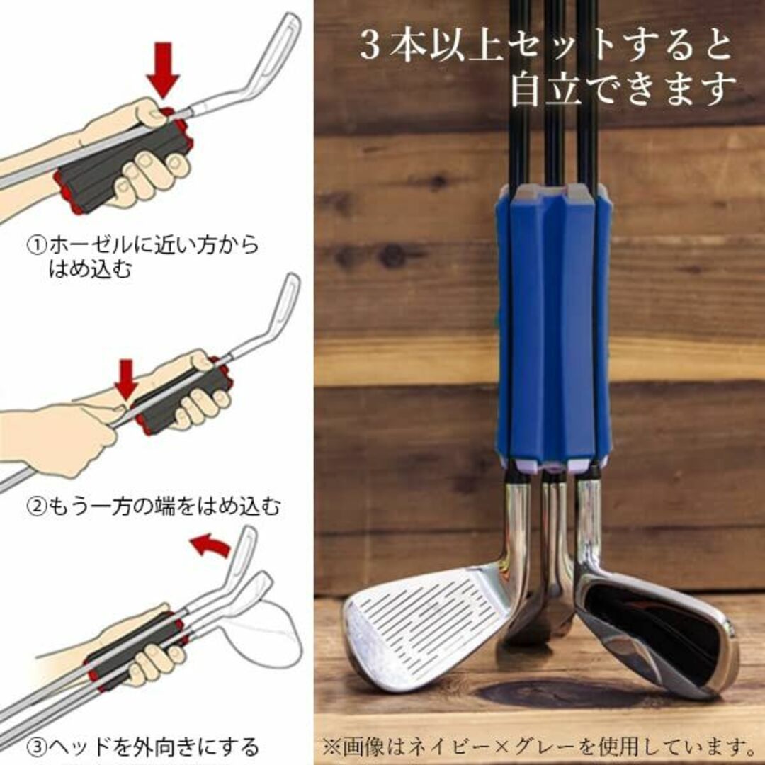 ゴルフクラブホルダー ゴルフ クラブキャリーケース ゴルフクラブ 固定 固定クリ スポーツ/アウトドアのゴルフ(バッグ)の商品写真