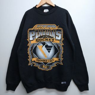 Pittsburgh Penguins NHL TRENCH スウェット L(スウェット)