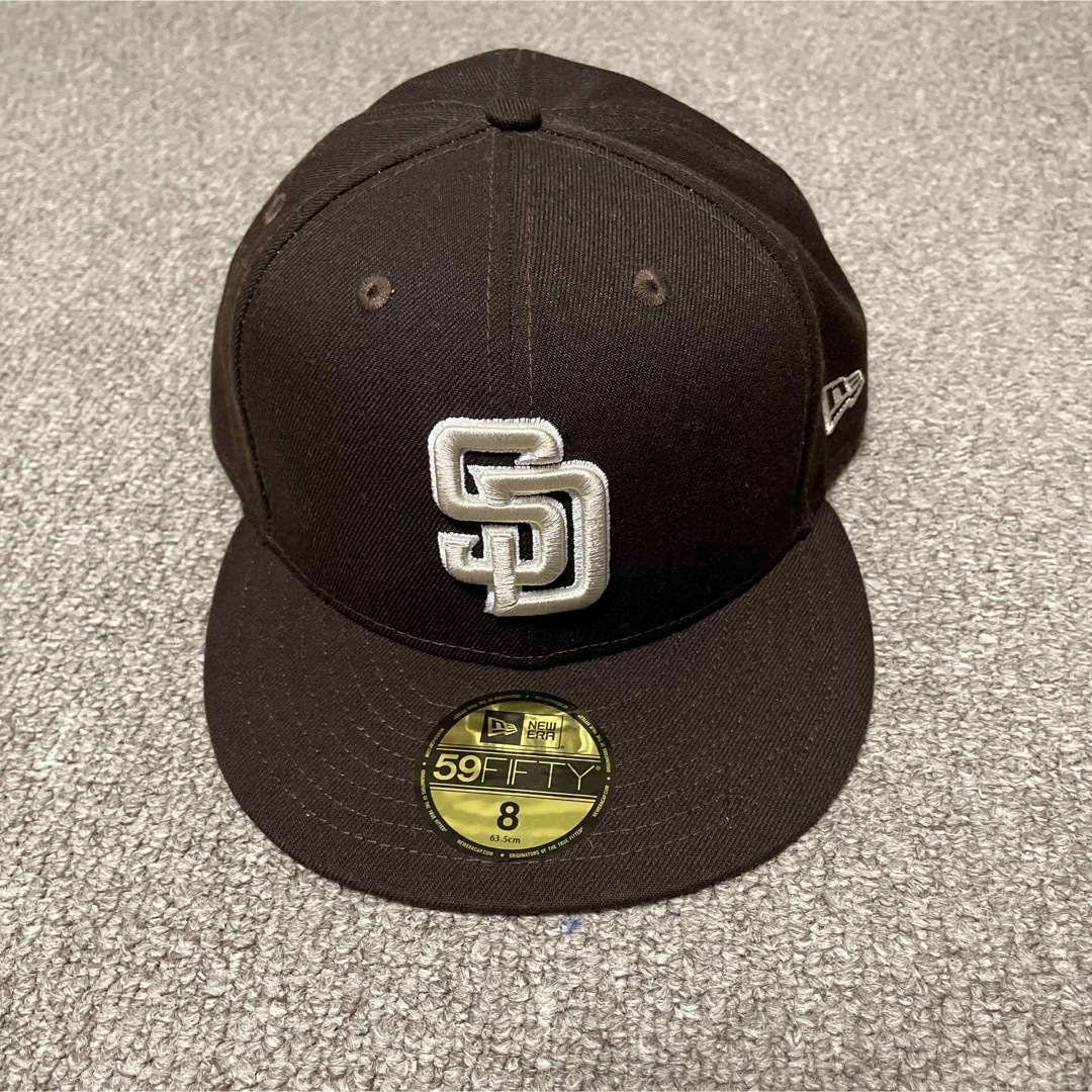 NEW ERA(ニューエラー)の【値下げ】ニューエラ 59FIFTY サンディエゴパドレス　サイズ8 メンズの帽子(キャップ)の商品写真