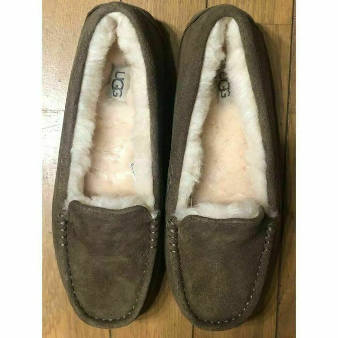 UGG - 23cm 新品☆UGG モカシン☆アンスレー☆ANSLEY☆ヒッコリー
