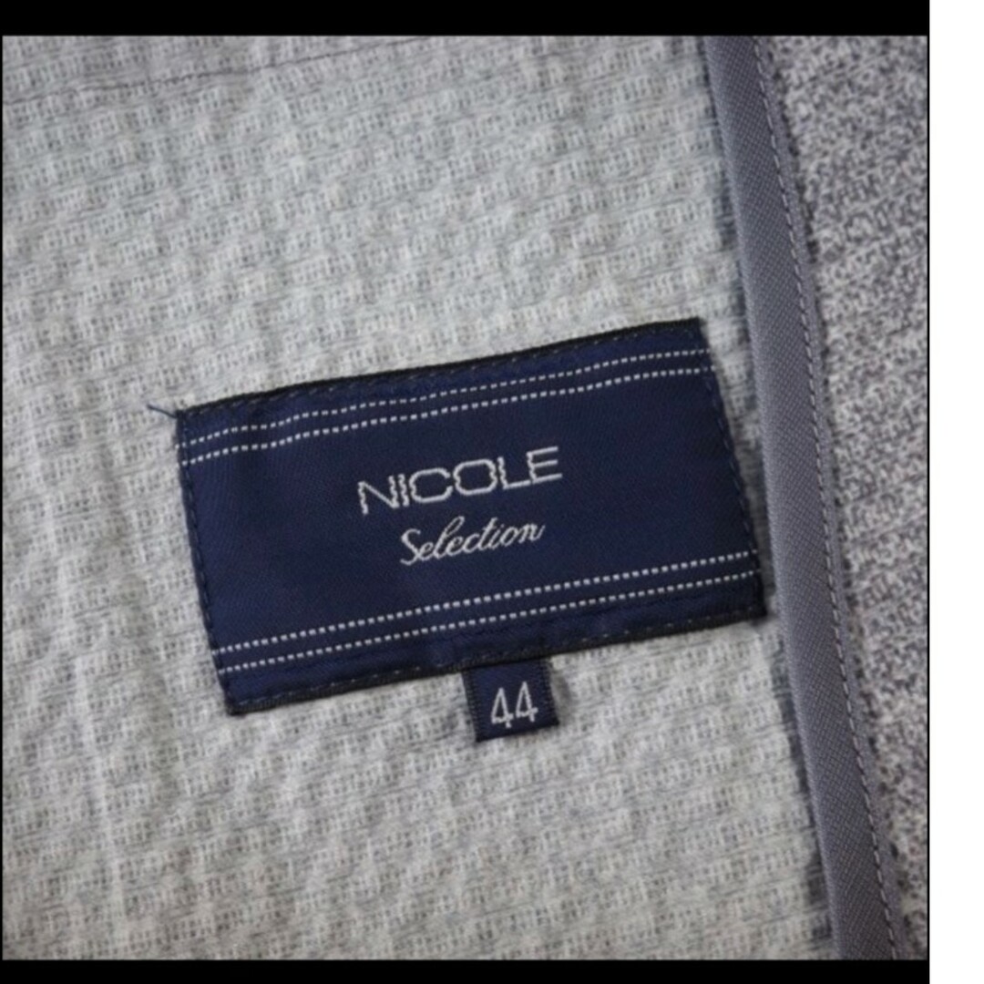 NICOLE(ニコル)の定価16500円‼️NICOLE selection サッカープリントジャケット メンズのジャケット/アウター(テーラードジャケット)の商品写真