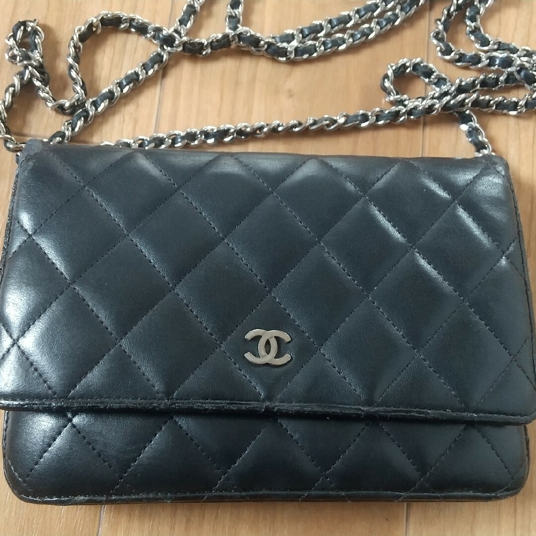 CHANEL(シャネル)のCHANEL☆ヴィンテージシャネル マトラッセ チェーンウォレット ショルダー レディースのバッグ(ショルダーバッグ)の商品写真