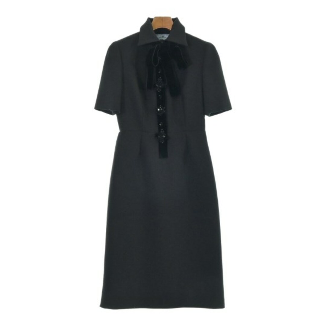 PRADA - PRADA プラダ ワンピース 38(S位) 黒 【古着】【中古】の通販
