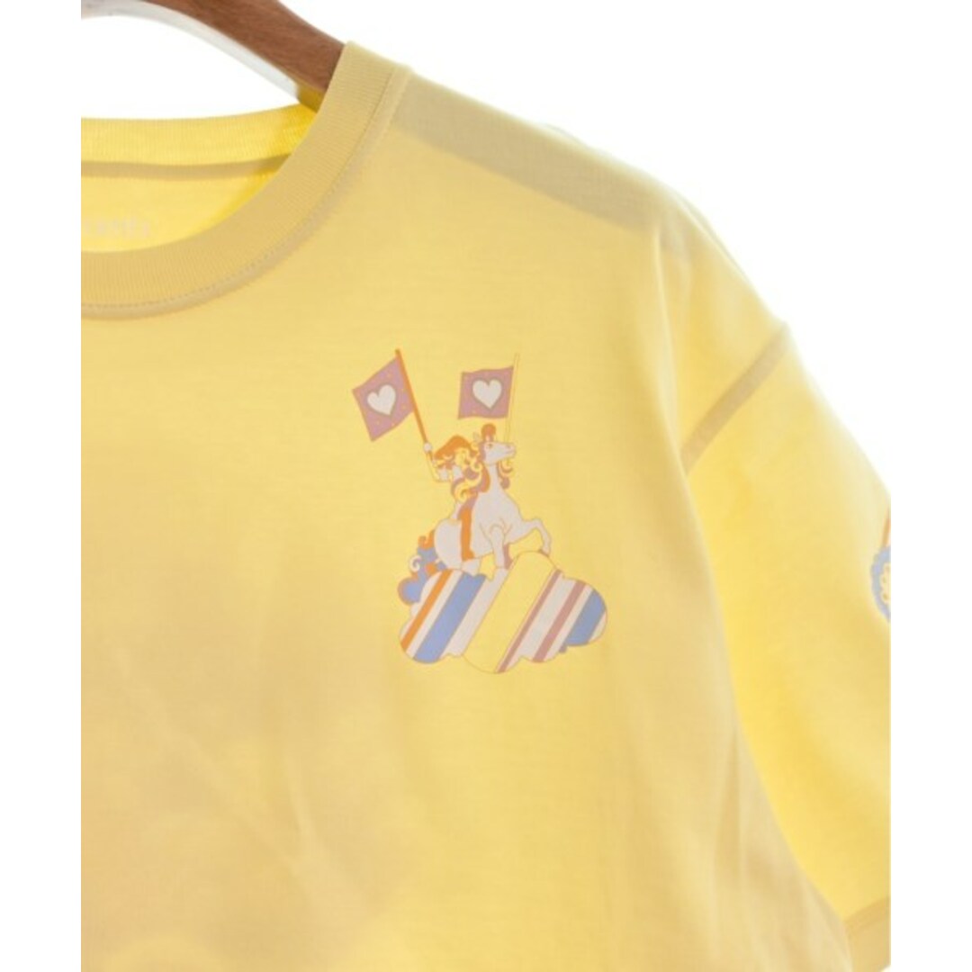 Hermes(エルメス)のHERMES エルメス Tシャツ・カットソー 38(M位) 黄 【古着】【中古】 レディースのトップス(カットソー(半袖/袖なし))の商品写真