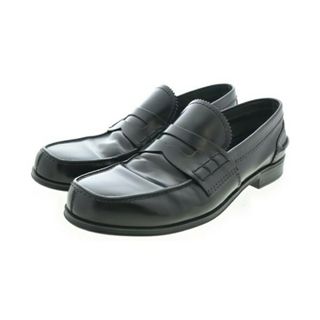 プラダ(PRADA)のPRADA プラダ ビジネス・ドレスシューズ 8(26.5cm位) 黒 【古着】【中古】(ドレス/ビジネス)