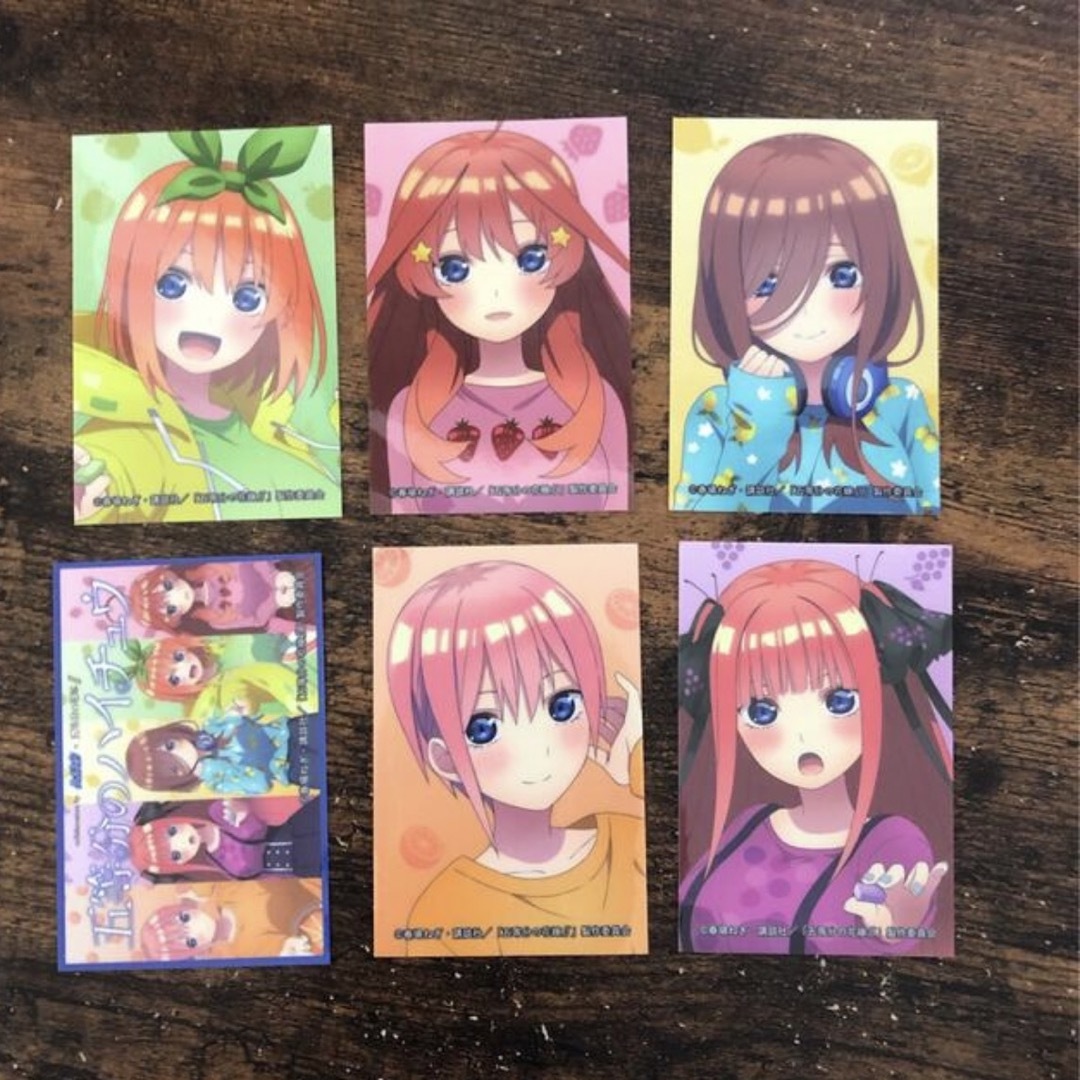 ご等分の花嫁　シール エンタメ/ホビーのおもちゃ/ぬいぐるみ(キャラクターグッズ)の商品写真