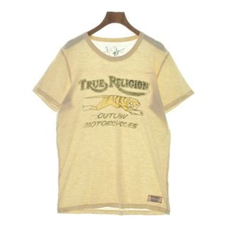 トゥルーレリジョン(True Religion)のTRUE RELIGION Tシャツ・カットソー M クリーム系 【古着】【中古】(Tシャツ/カットソー(半袖/袖なし))