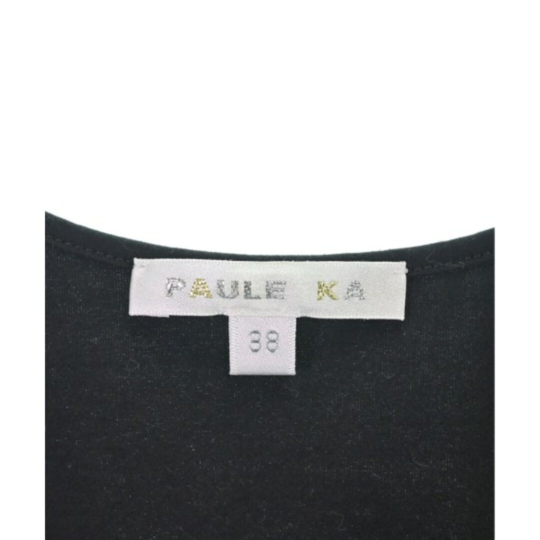 PAULE KA(ポールカ)のPAULE KA ポールカ ワンピース 38(S位) 黒 【古着】【中古】 レディースのワンピース(ひざ丈ワンピース)の商品写真