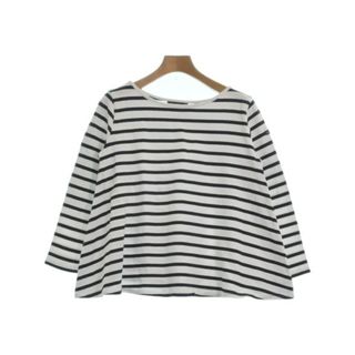 ルミノア(Le Minor)のLe minor ルミノア Tシャツ・カットソー 1(S位) 白x黒(ボーダー) 【古着】【中古】(カットソー(半袖/袖なし))