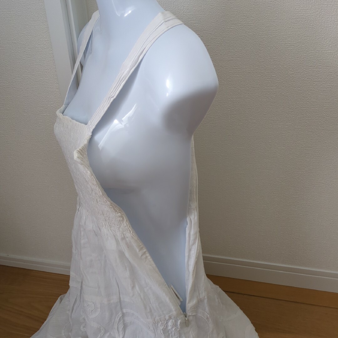 ZARA(ザラ)のkp Kristina Popovitch size36(S)白サマードレス中古 レディースのワンピース(ロングワンピース/マキシワンピース)の商品写真