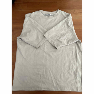 ユニクロ(UNIQLO)のユニクロ　エアリズム　メンズ半袖Tシャツ　Lサイズ(Tシャツ/カットソー(半袖/袖なし))