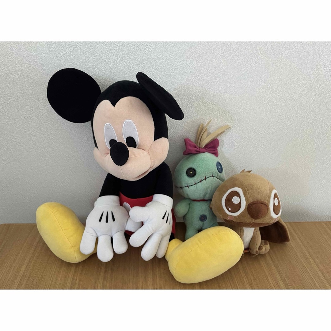 Disney(ディズニー)のミッキーマウス　ぬいぐるみ　おまけ付き　 エンタメ/ホビーのおもちゃ/ぬいぐるみ(キャラクターグッズ)の商品写真