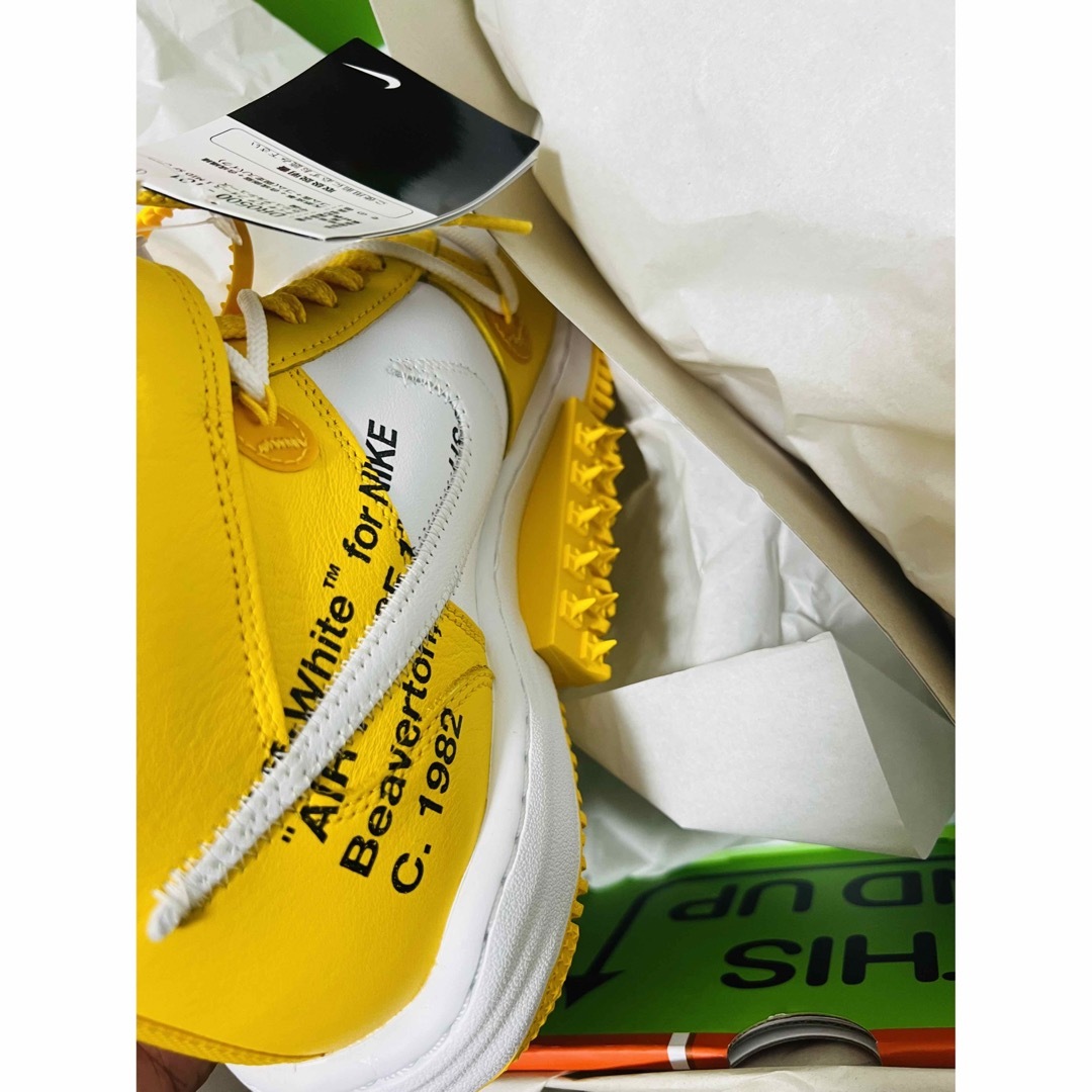 OFF-WHITE - 29cm NIKE AIR FORCE 1 MID Off-Whiteの通販 by ゼロっ ...