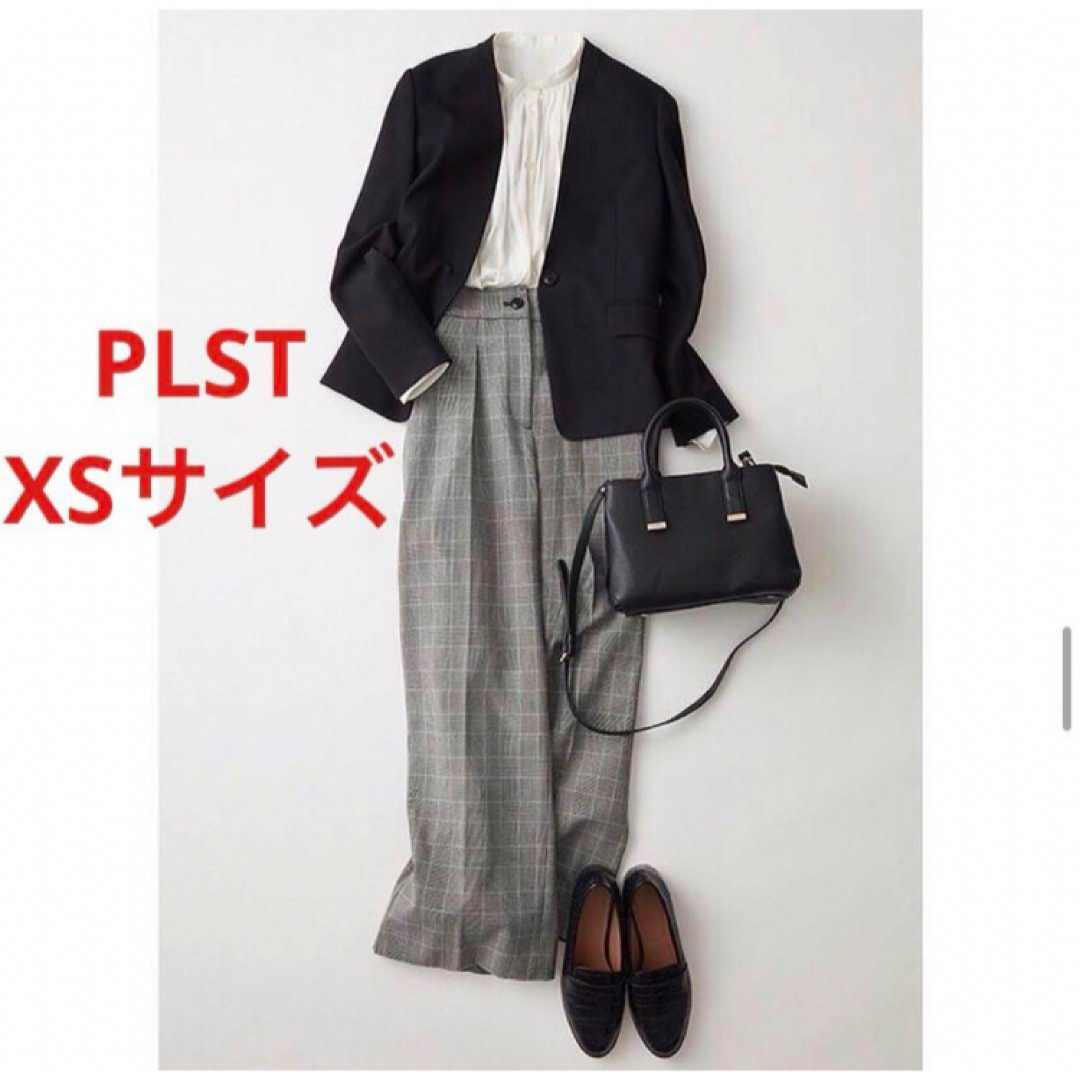 PLST(プラステ)のほぼ新品＊大草直子さん着 PLST ウォームリザーブワイドパンツ Q11 レディースのパンツ(カジュアルパンツ)の商品写真