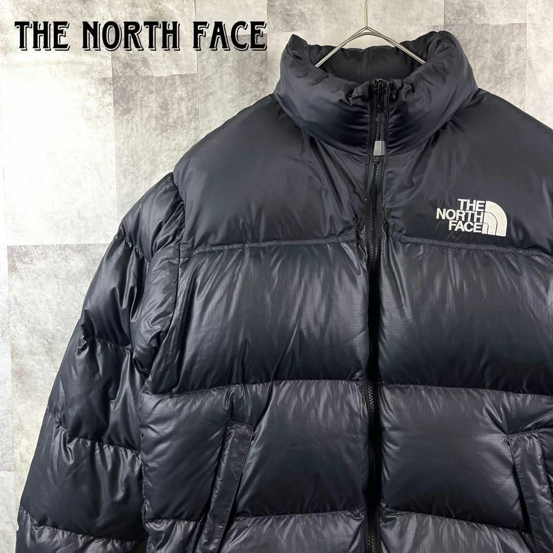 ノースフェイス THE NORTHFACE ヌプシダウンジャケット刺繍ロゴ