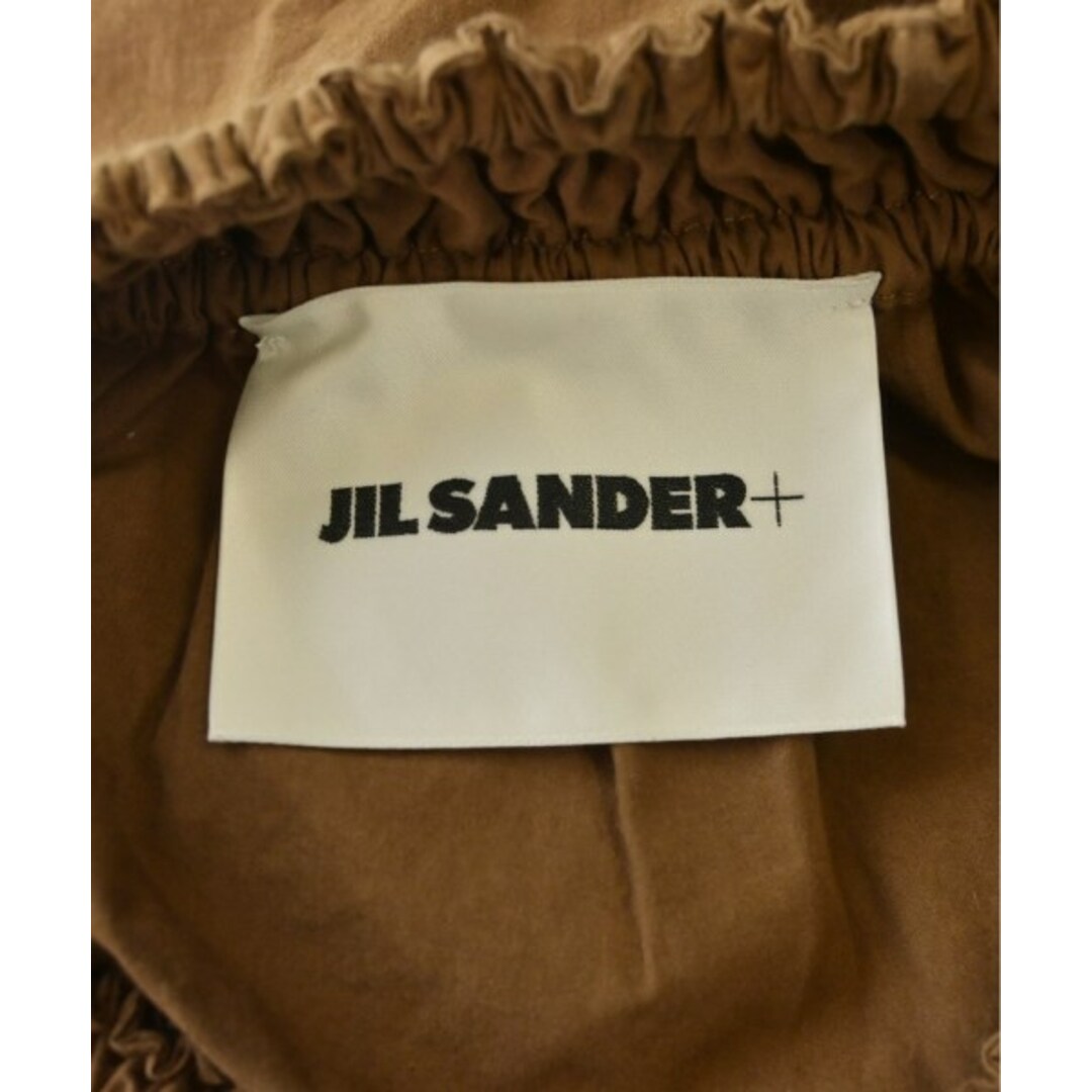 JIL SANDER + ジルサンダープラス ブラウス 34(XS位) 茶 【古着】【中古】 レディースのトップス(シャツ/ブラウス(長袖/七分))の商品写真
