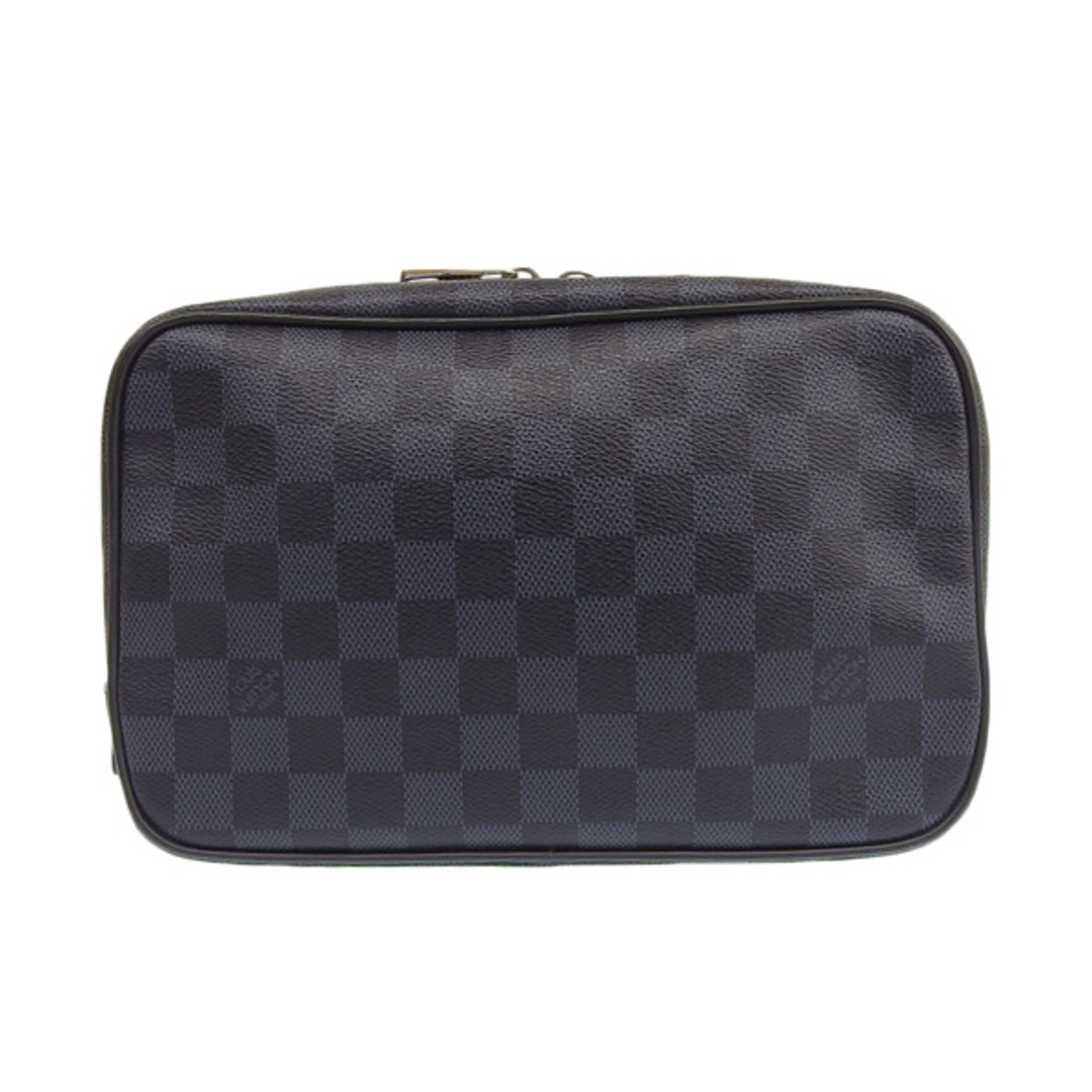 【中古】LOUIS VUITTON ルイヴィトン ダミエコバルト トゥルース トワレGM ポーチ セカンドバッグ N47523 ネイビー gy |  フリマアプリ ラクマ