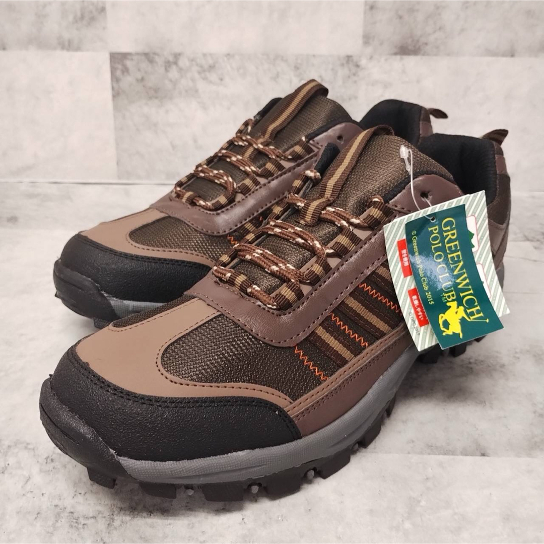 【未使用品】PC9843ポロクラブトレッキングシューズ 26cm茶 メンズの靴/シューズ(スニーカー)の商品写真