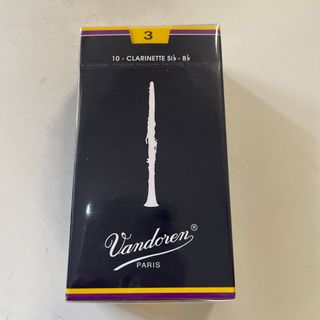 バンドーレン(Vandoren)の新品 バンードレン B♭クラリネットリード Traditional  ３(クラリネット)