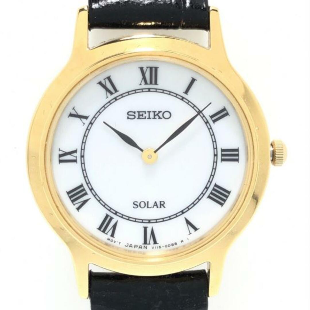 セイコー 腕時計 - V115-0BS0/SUP304 白