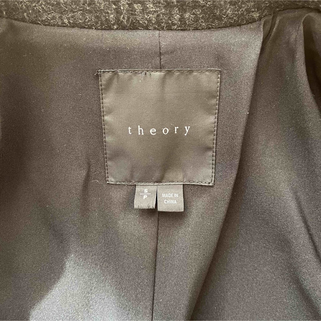 美品【Theory セオリー】カシミヤ混 チェスターコート ブラック S 美品【Theory セオリー】カシミヤ混 チェスターコート ブラック S