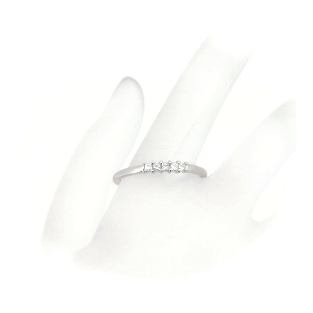目立った傷や汚れなし GSTV ダイヤモンドリング 指輪 0.15ct 16.5号 PT950(プラチナ) レディースのアクセサリー(リング(指輪))の商品写真