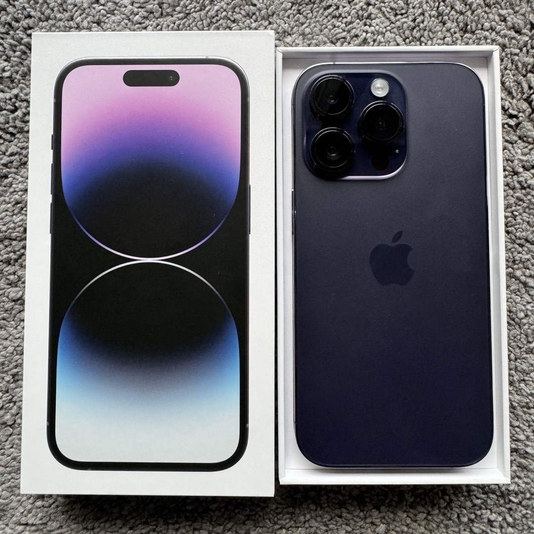 iPhone - iPhone14Pro 128GB バッテリー100% SIMフリーの通販 by