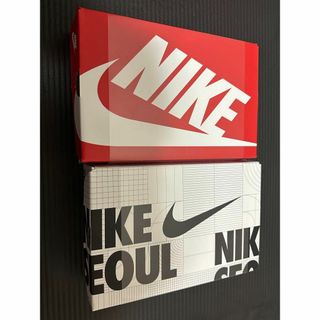 激レア　韓国　NIKE SEOUL ナイキ　ソウル限定　カスタムケース　赤と白(その他)